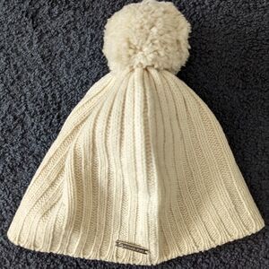 Michael Kors 100% Wool Hat with Pom-Pom